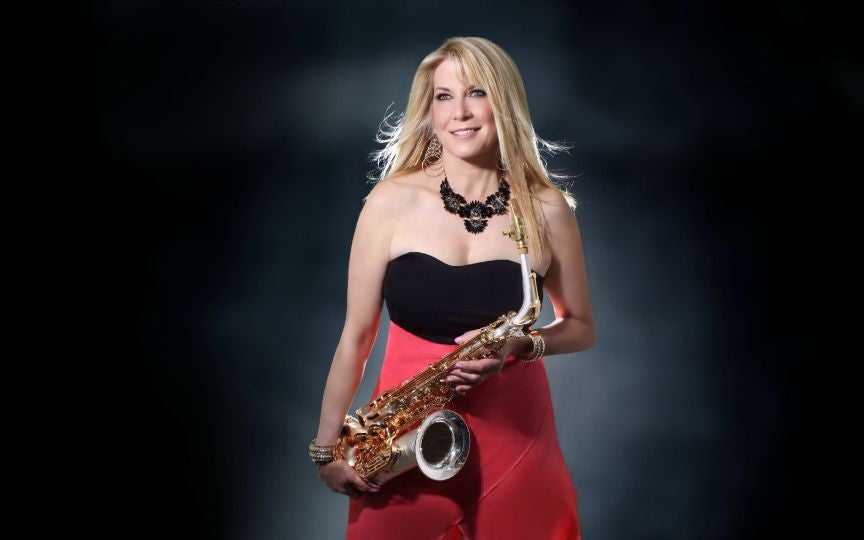 Saxophonist Paula Atherton