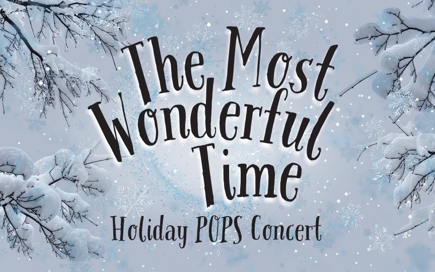 Brevard Symphony Orchestra The Most Wonderful Time Holiday Show Promotional Graphic